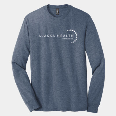 District Made Mens Perfect Tri Long Sleeve Crew Tee - Heat Pressed Thumbnail
